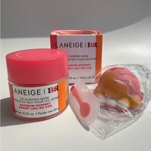 Laneige Baskin Robbins Rainbow Sherbet Lip Sleeping Mask Ice Cream Scoop Topper